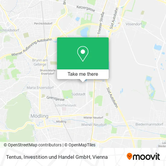 Tentus, Investition und Handel GmbH map