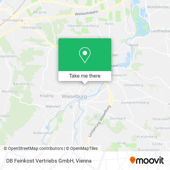 DB Feinkost Vertriebs GmbH map