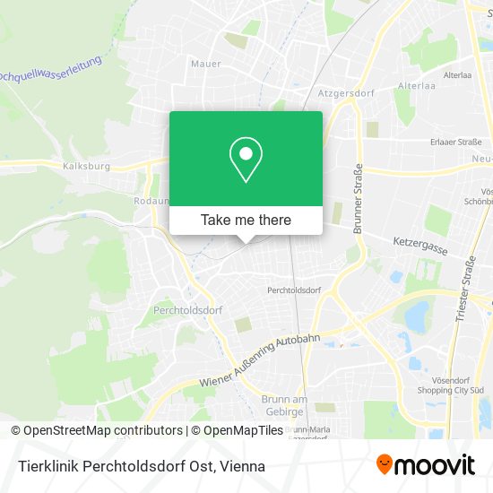 Tierklinik Perchtoldsdorf Ost map