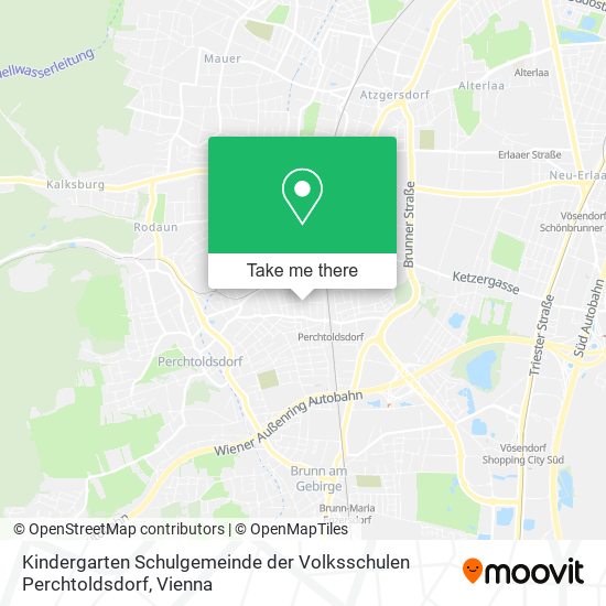 Kindergarten Schulgemeinde der Volksschulen Perchtoldsdorf map