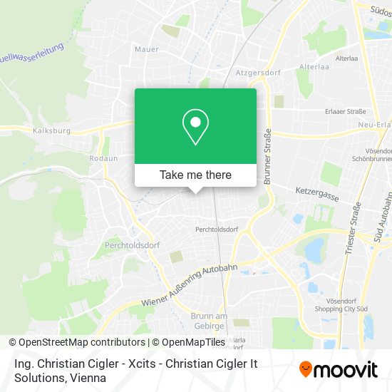Ing. Christian Cigler - Xcits - Christian Cigler It Solutions map