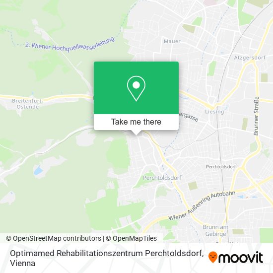 Optimamed Rehabilitationszentrum Perchtoldsdorf map