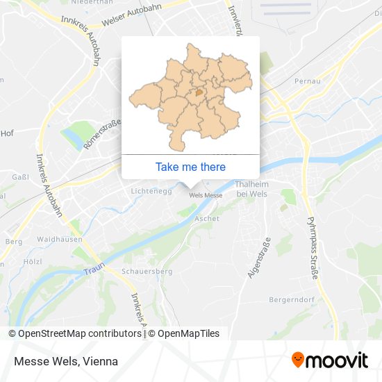 Messe Wels map