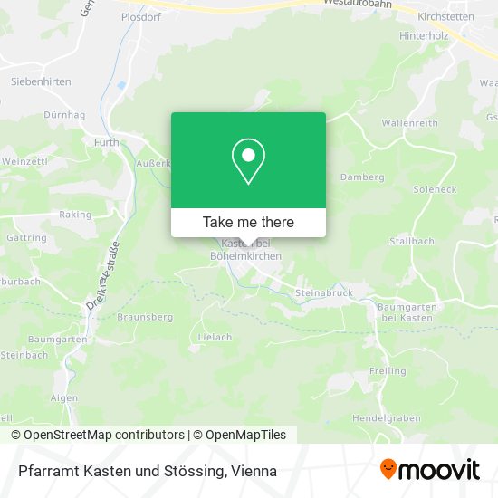 Pfarramt Kasten und Stössing map