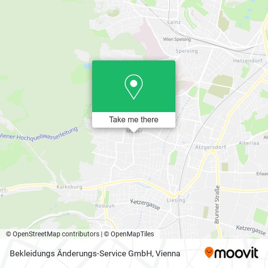 Bekleidungs Änderungs-Service GmbH map