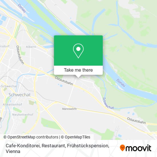 Cafe-Konditorei, Restaurant, Frühstückspension map