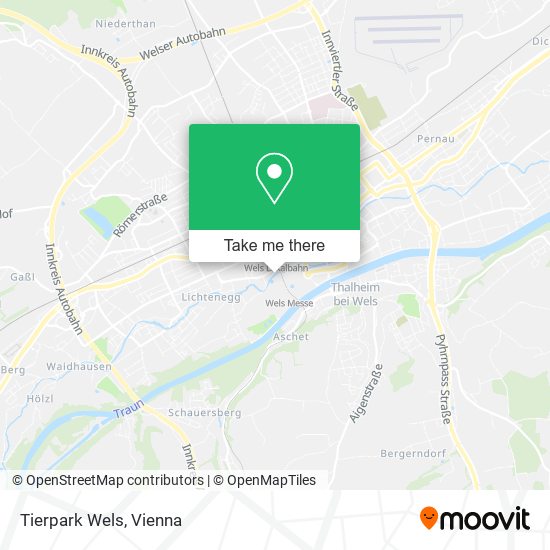 Tierpark Wels map