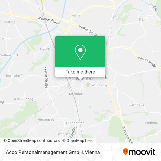 Acco Personalmanagement GmbH map