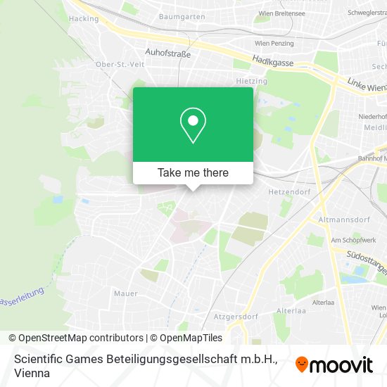 Scientific Games Beteiligungsgesellschaft m.b.H. map