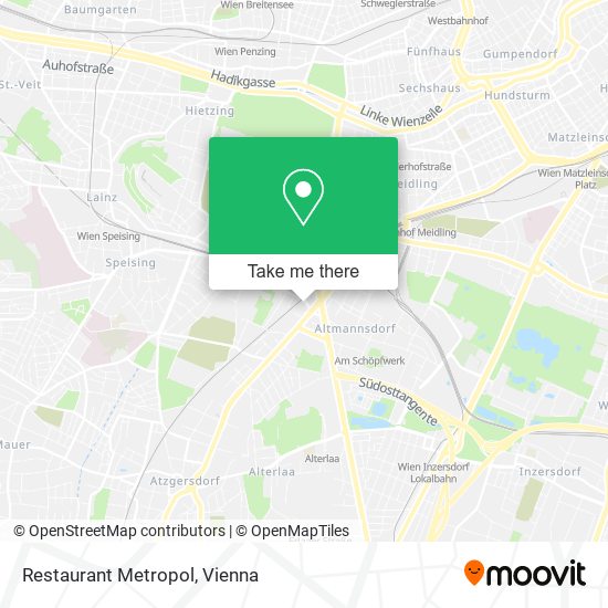 Restaurant Metropol map