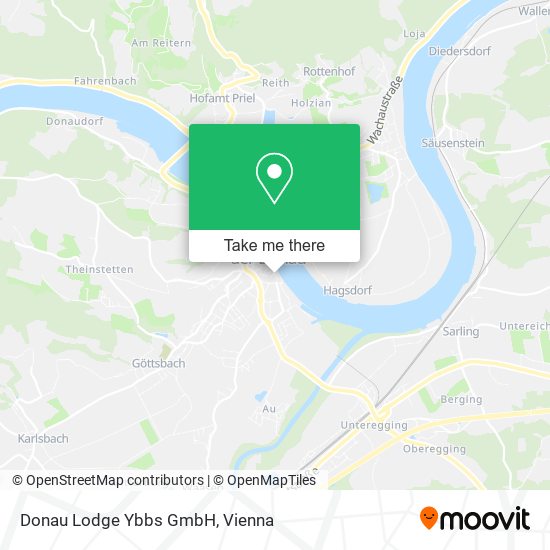 Donau Lodge Ybbs GmbH map