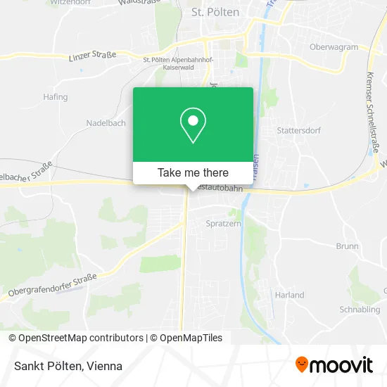 Sankt Pölten map