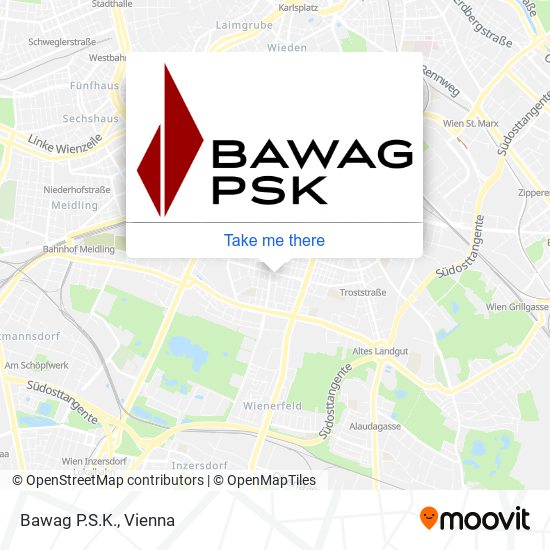 Bawag P.S.K. map