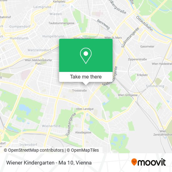 Wiener Kindergarten - Ma 10 map