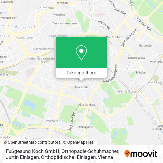 Fußgesund Koch GmbH, Orthopädie-Schuhmacher, Jurtin Einlagen, Orthopädische -Einlagen map