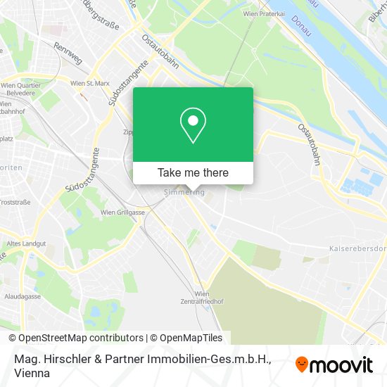 Mag. Hirschler & Partner Immobilien-Ges.m.b.H. map