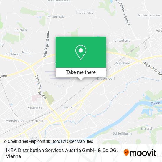 IKEA Distribution Services Austria GmbH & Co OG map