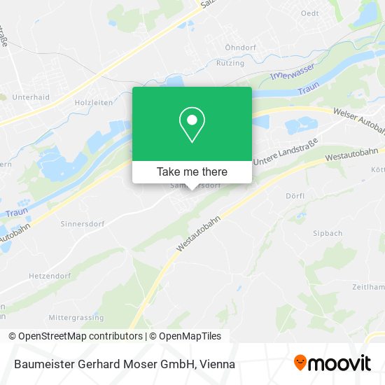 Baumeister Gerhard Moser GmbH map