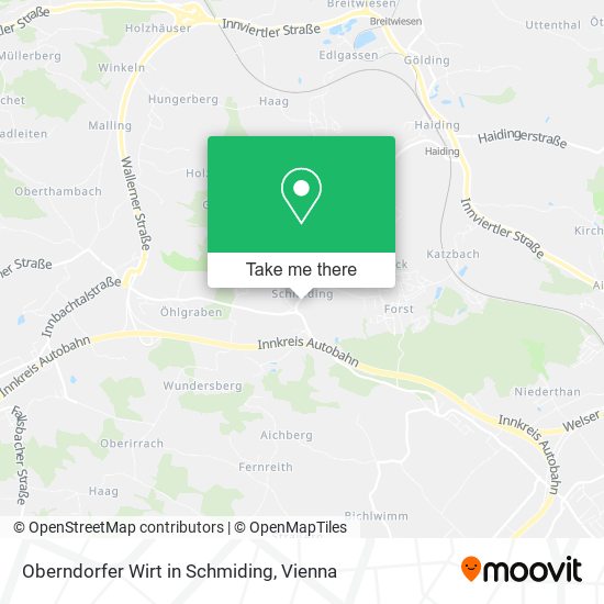 Oberndorfer Wirt in Schmiding map