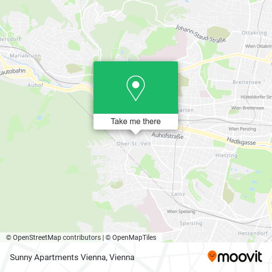 Sunny Apartments Vienna map