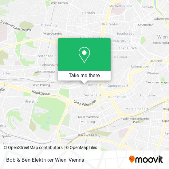 Bob & Ben Elektriker Wien map