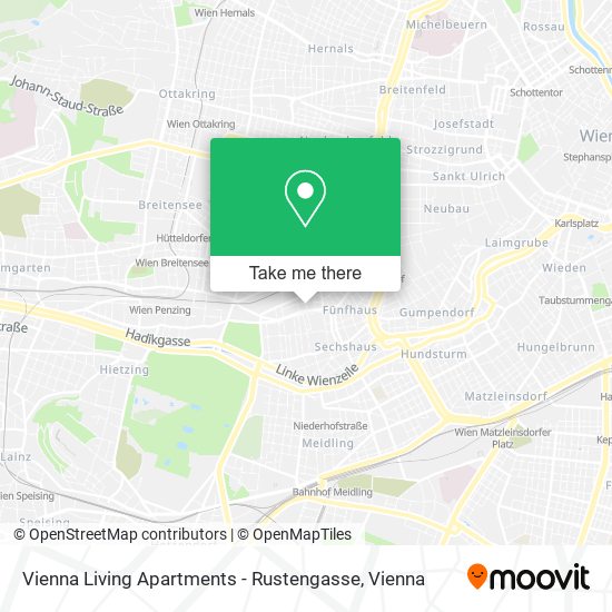 Vienna Living Apartments - Rustengasse map