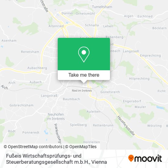 Fußeis Wirtschaftsprüfungs- und Steuerberatungsgesellschaft m.b.H. map