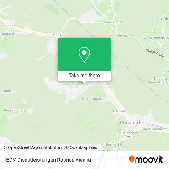 EDV Dienstleistungen Rosner map