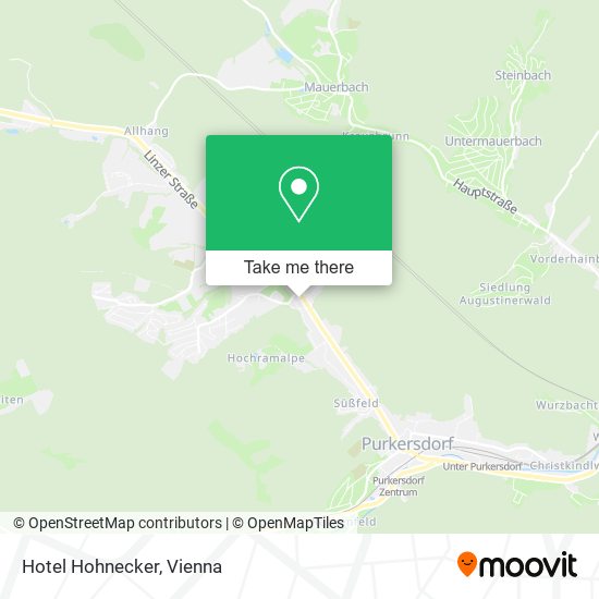 Hotel Hohnecker map