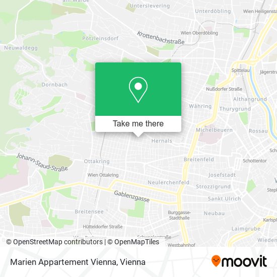 Marien Appartement Vienna map