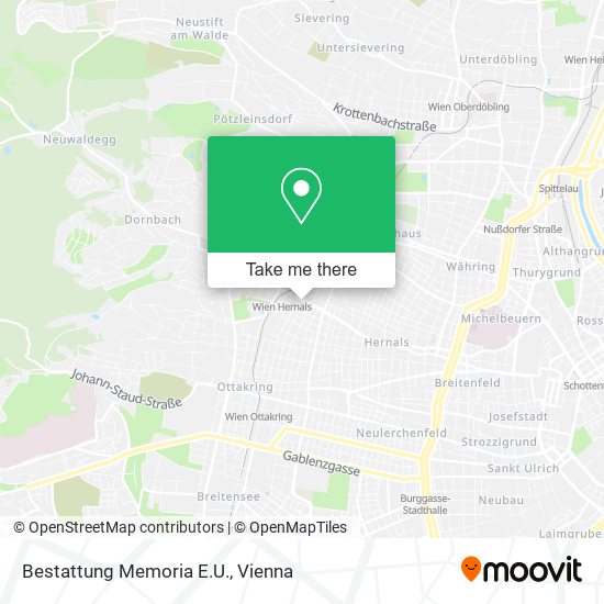 Bestattung Memoria E.U. map