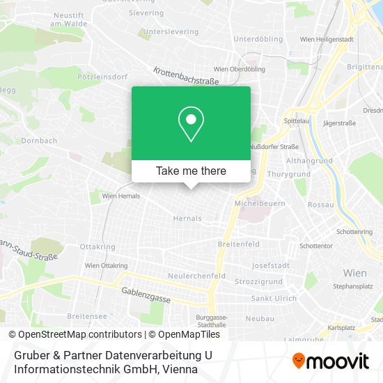 Gruber & Partner Datenverarbeitung U Informationstechnik GmbH map