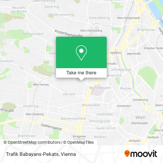 Trafik Babayans-Pekats map