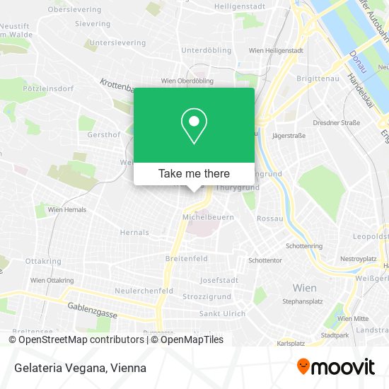 Gelateria Vegana map