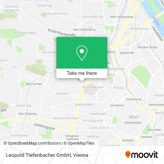 Leopold Tiefenbacher GmbH map