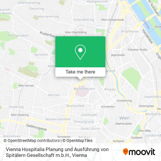 Vienna Hospitalia Planung und Ausführung von Spitälern Gesellschaft m.b.H. map