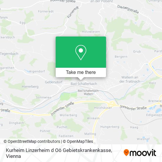 Kurheim Linzerheim d Oö Gebietskrankenkasse map