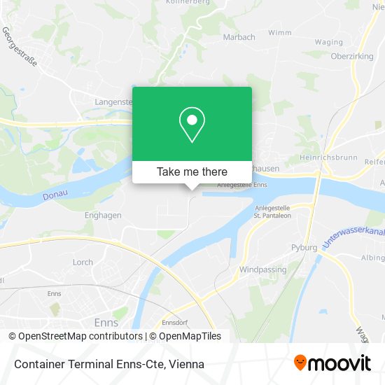 Container Terminal Enns-Cte map
