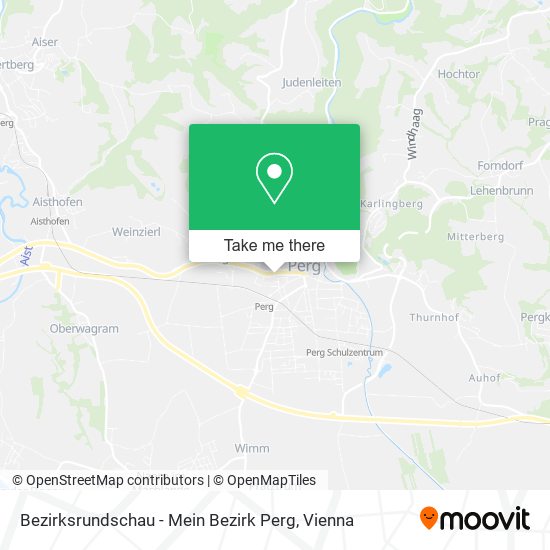 Bezirksrundschau - Mein Bezirk Perg map