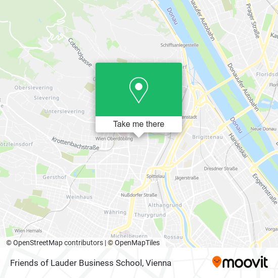 Friends of Lauder Business School map