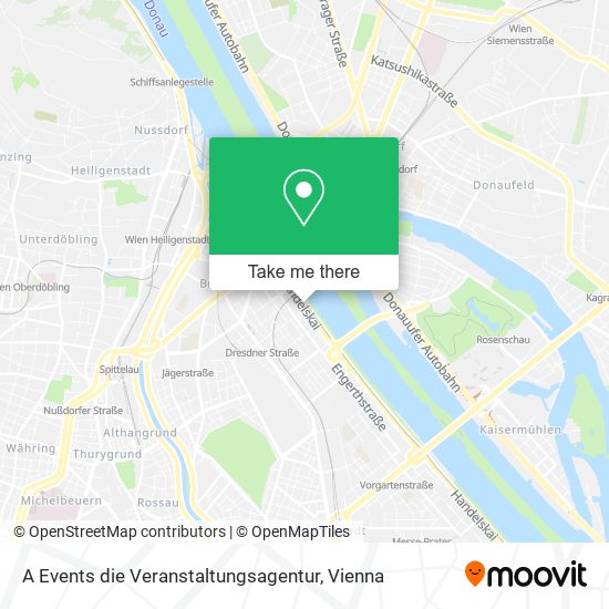 A Events die Veranstaltungsagentur map