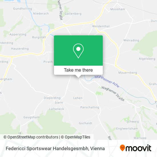 Federicci Sportswear Handelsgesmbh map