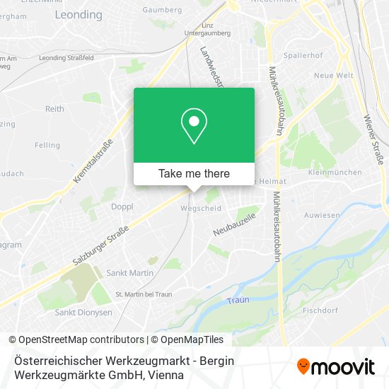 How to get to Österreichischer Werkzeugmarkt - Bergin