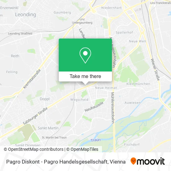 Pagro Diskont - Pagro Handelsgesellschaft map