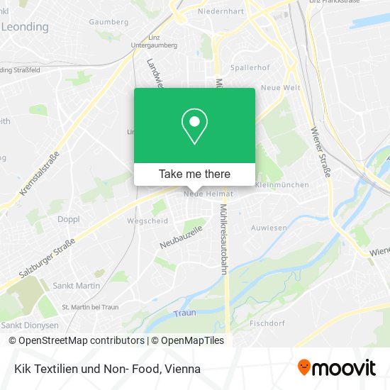 Kik Textilien und Non- Food map