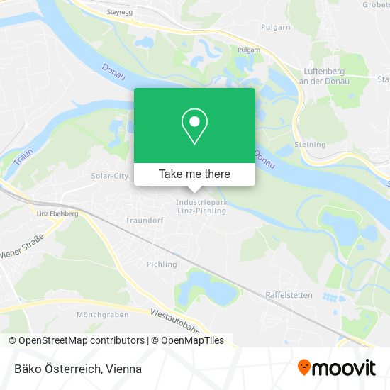 Bäko Österreich map