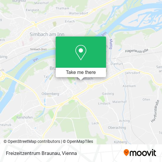 Freizeitzentrum Braunau map