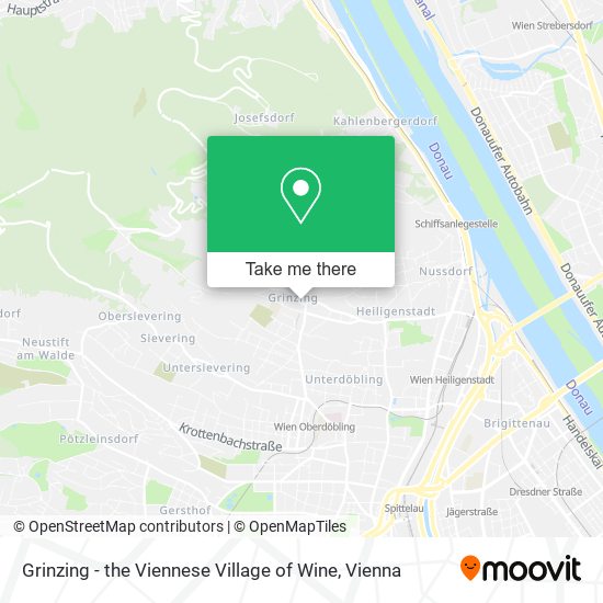 Grinzing - the Viennese Village of Wine map