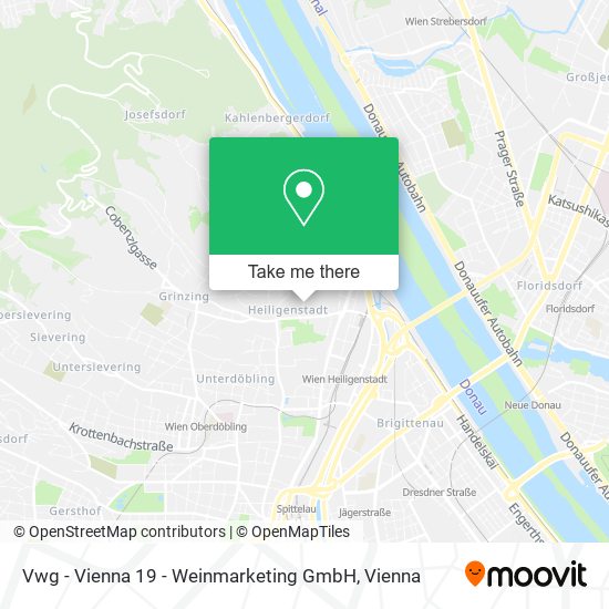Vwg - Vienna 19 - Weinmarketing GmbH map