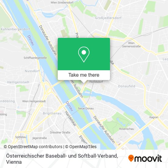 Österreichischer Baseball- und Softball-Verband map
